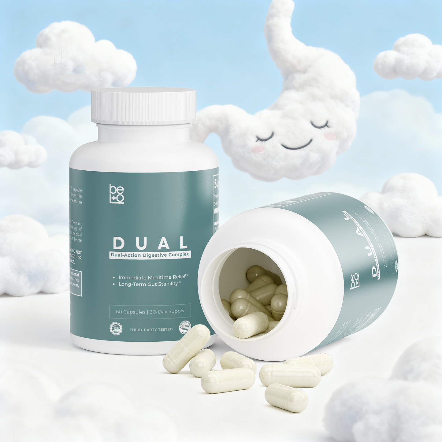 DUAL: Fast-Acting Digestive Comfort + Long-Term Balance