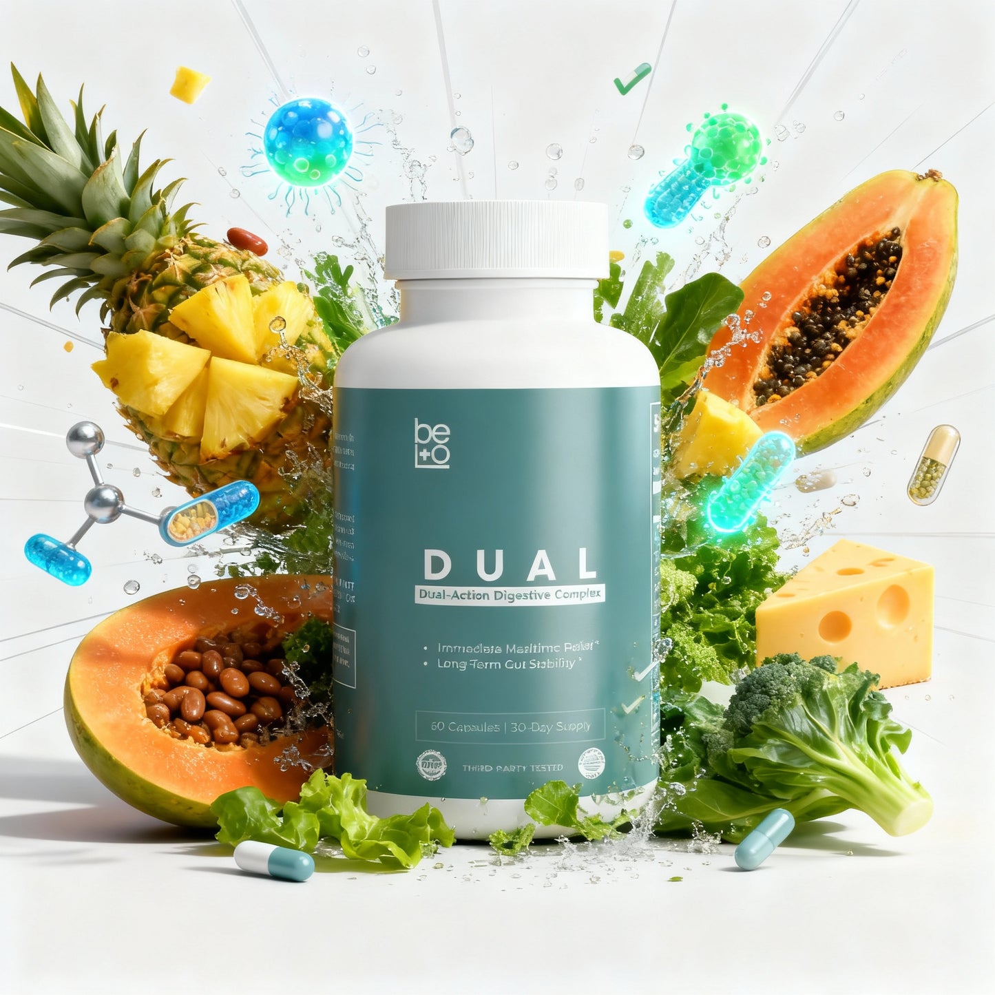 DUAL: Fast-Acting Digestive Comfort + Long-Term Balance